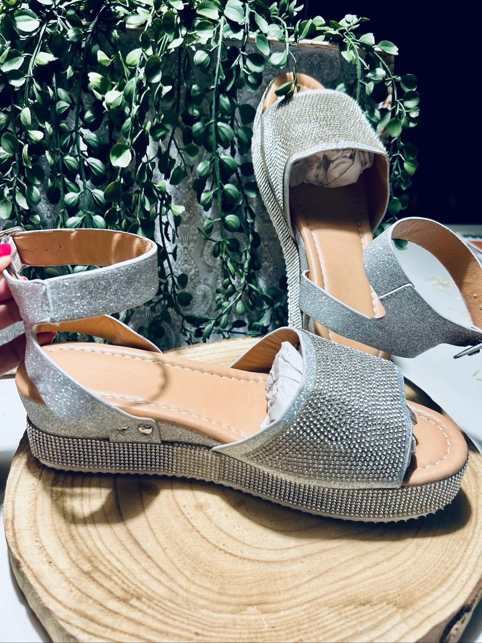 Cuñas efecto glitter/strash